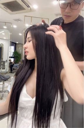 Kiểu tóc Thẳng bằng