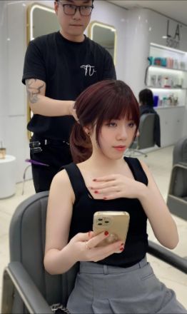 Nhuộm Màu nóng