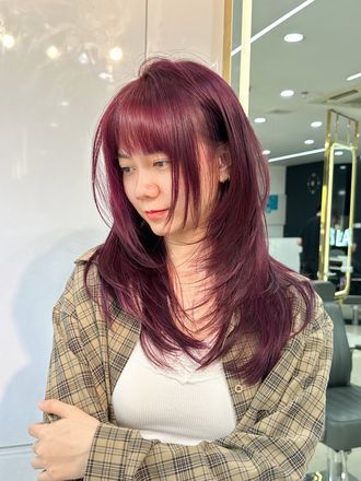 Nhuộm Màu nóng
